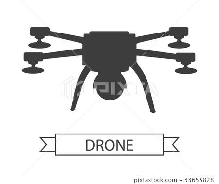 aerial drone,droneexplorers 插图素材: drone icon isolated unmanned aerial vehicle 查看全部