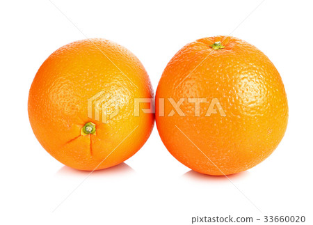 照片素材(图片): orange fruit isolated on white