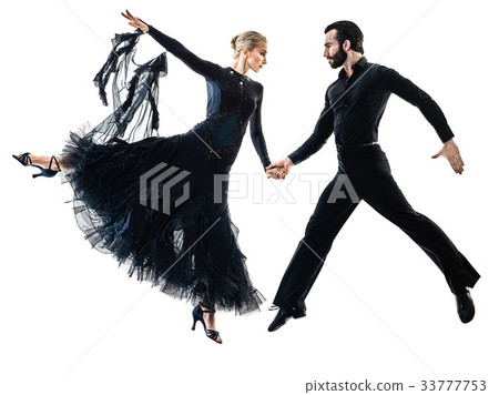 图库照片: man woman couple ballroom tango salsa dancer