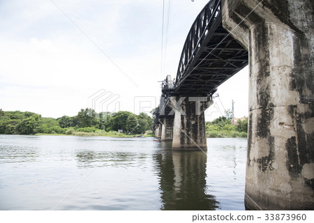 图库照片: bridge over the river kwai in thailand