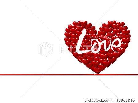 图库插图: happy valentines day greeting card.