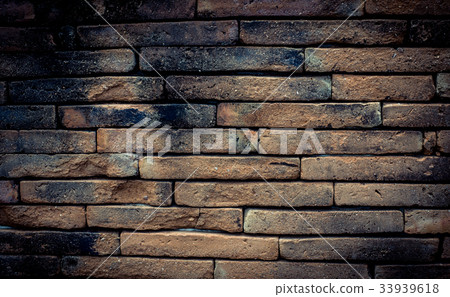 图库照片: old brick wall texture in a background image