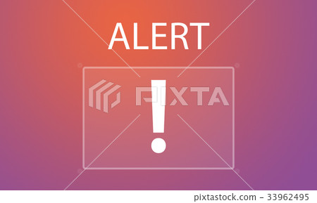 exclamation point,quotation marks 插图素材: exclamation alarm caution warning notification mark