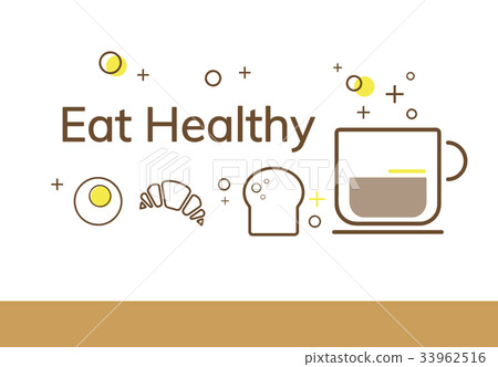 插图素材 balance diet healthy nutrition concept