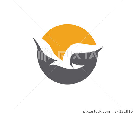 插图素材: bird logo template