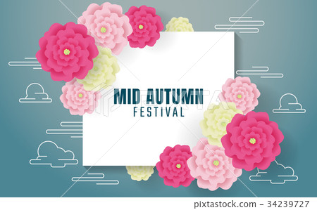 图库插图 mid autumn festival vector background