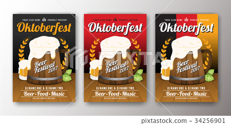 beer festival,fairy tales 插图素材: oktoberfest beer festival advertisement poster