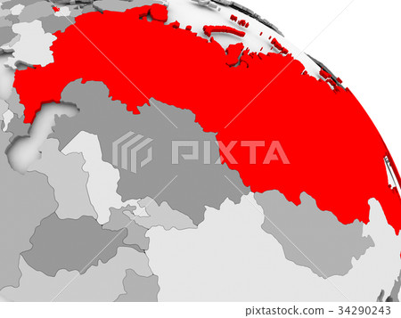 插图素材: map of russia