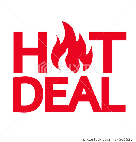 图库插图 hot deal icon illustration design