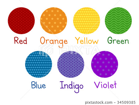 colors,what color is it 图库插图: teaching materials colors combination illustration