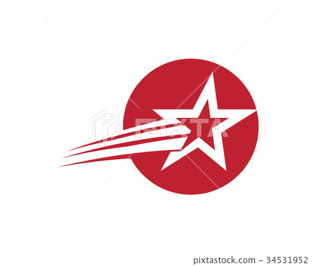 图库插图: star logo template vector