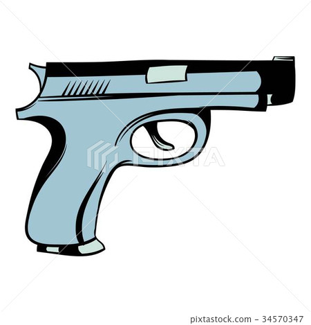 图库插图: gun icon cartoon