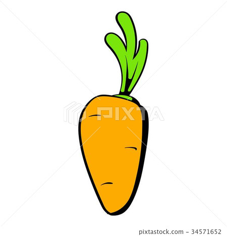 插图素材: carrot icon, icon cartoon