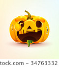 terrible的表情,terriblegif 首页 插图 姿势_表情_动作 表情 恐怖 jack-o-lantern, terrible