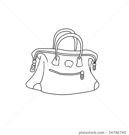 插图素材: vector illustration of travel bag