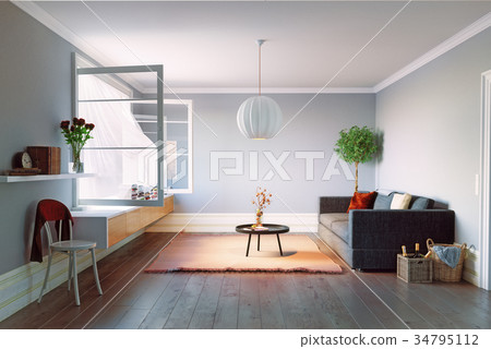 插图素材: living room interior 查看全部