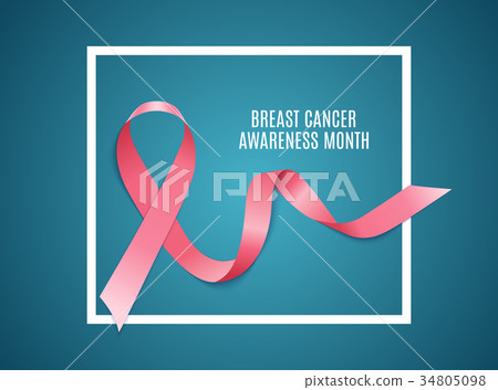 插图素材: breast cancer awareness month pink ribbon