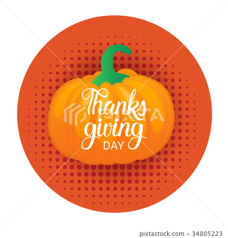 插图素材: happy thanksgiving day autumn traditional holiday