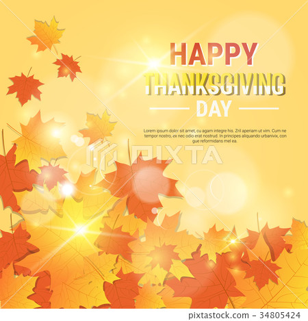 图库插图: happy thanksgiving day autumn traditional holiday