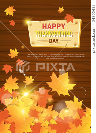 图库插图: happy thanksgiving day autumn traditional holiday