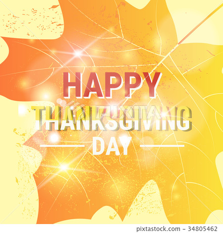 插图素材: happy thanksgiving day autumn traditional holiday