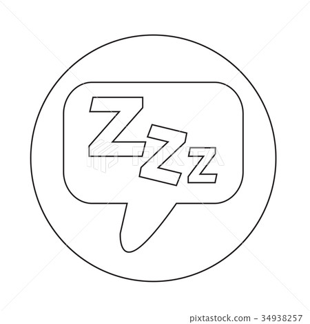 sleep icon-插图素材[34938257 pixta图库