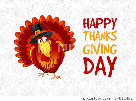 插图素材 thanksgiving day greeting