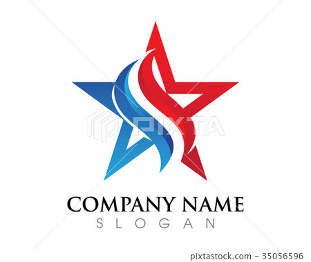 图库插图: star logo template