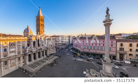 图库照片: basilica di santa maria maggiore in rome, italy