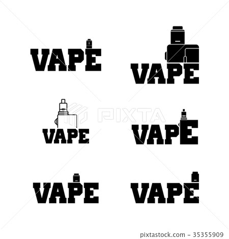 插图素材: vaporizer electric cigarette vapor mod - vape life