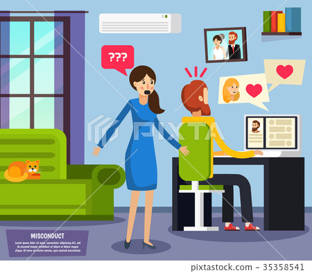 happywife,happynewyear 插图素材: unhappy wife orthogonal composition 查看全部