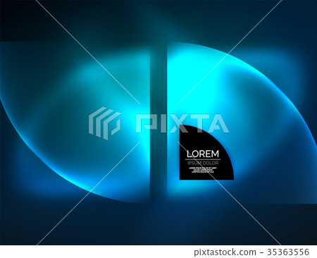 插图素材: abstract vector round banner