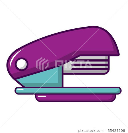 插图素材: stapler icon, cartoon style