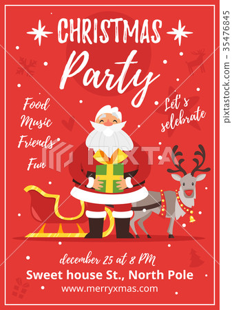 插图素材: christmas and new year poster