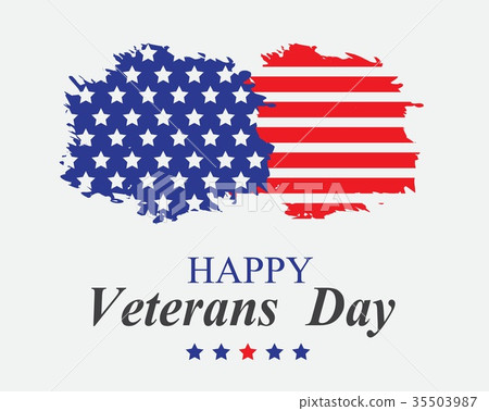 插图素材: veterans day in america