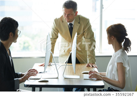 stock photo: alien, caucasian, business