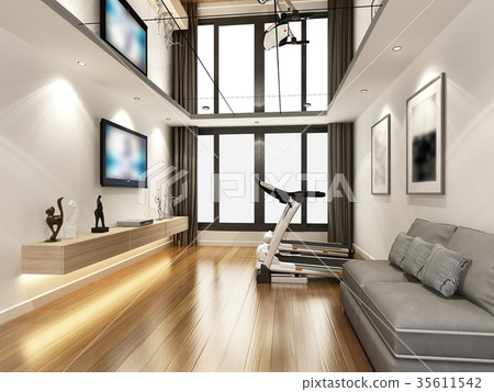 living room卡通,kitchen 卡通 图库插图: sketch design of living room ,3d rendering