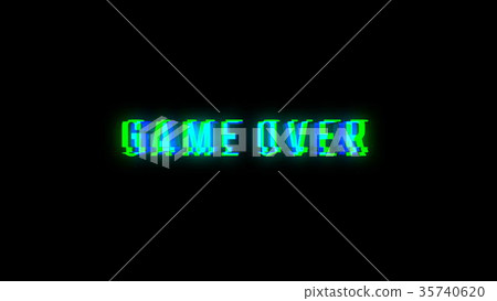 glitch effect 首页 插图 姿势/表情/动作 行为/动作 欢呼 game over