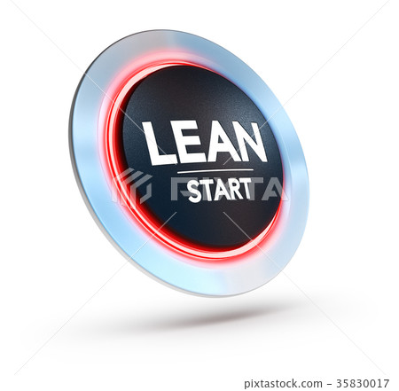 插图素材 lean manufacturing training concept over white