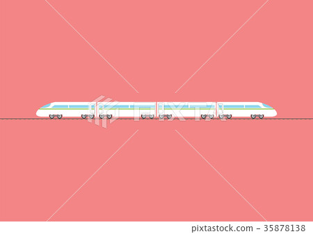 插图素材: high speed train isolated on red background 查看全部