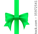 图库插图: red ribbon with bow for gift box.