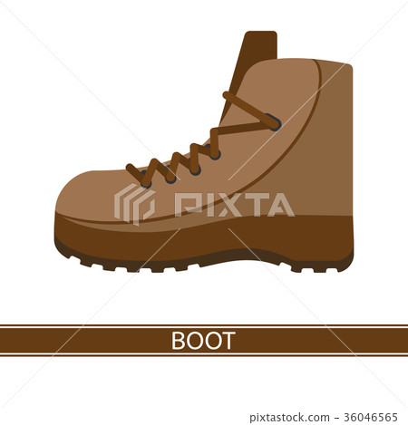 图库插图 boot icon vector