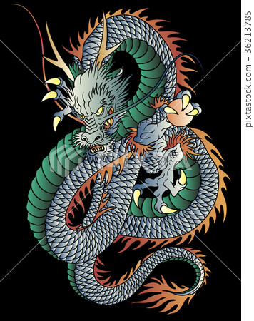 图库插图: 龙的插图