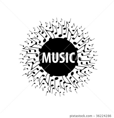 vector logo music-插图素材 [36224286] - pixta图库