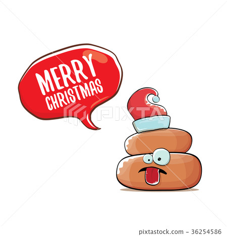 插图素材: vector funny cartoon cool cute brown smiling poo