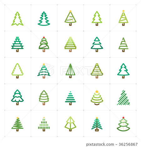插图素材: mini icon set - christmas tree icon vector 查看全部