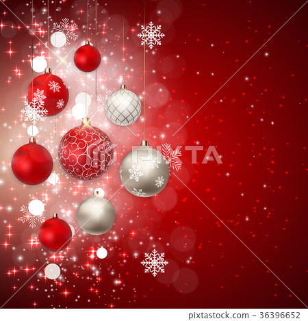 插图素材: merry christmas and new year background. vector