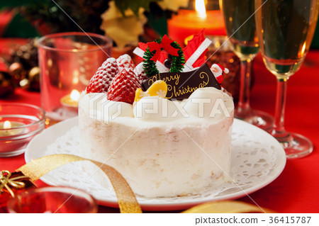 stock photo: christmas cake