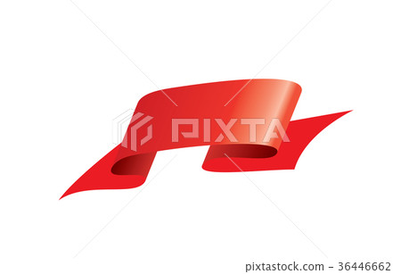 插图素材: vector red ribbon