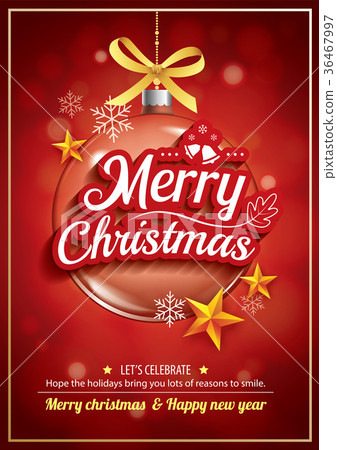 插图素材: merry christmas party for flyer brochure design 查看